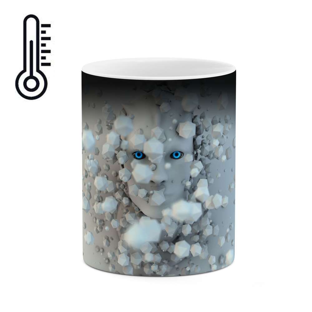 ماگ حرارتی کاکتی طرح گربه مدل mgh16813