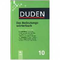 Duden 10 Das Bedeutungs worterbuch کتاب