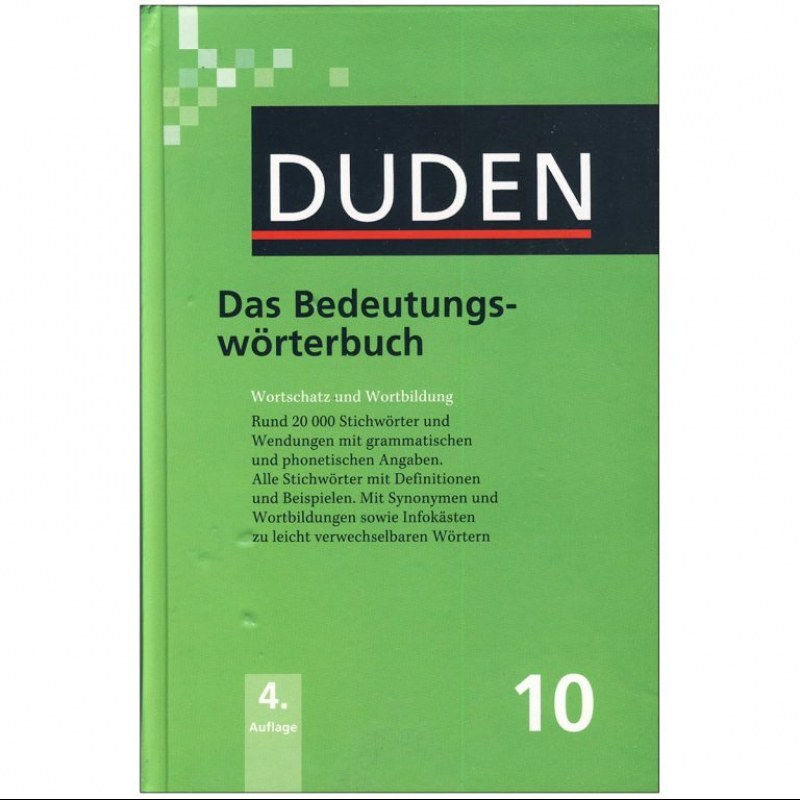 Duden 10 Das Bedeutungs worterbuch کتاب