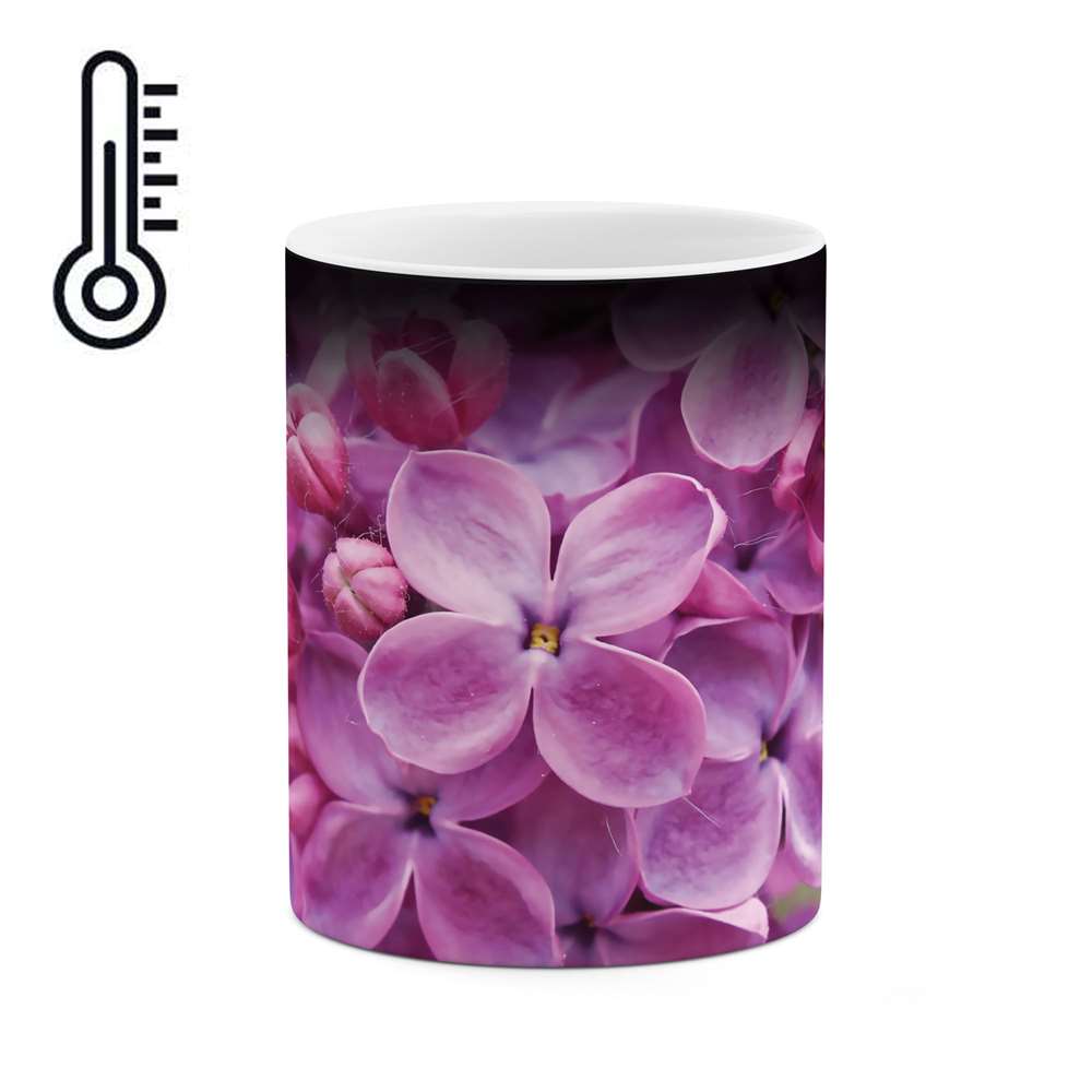 ماگ حرارتی طرح گل مدل mgh00319