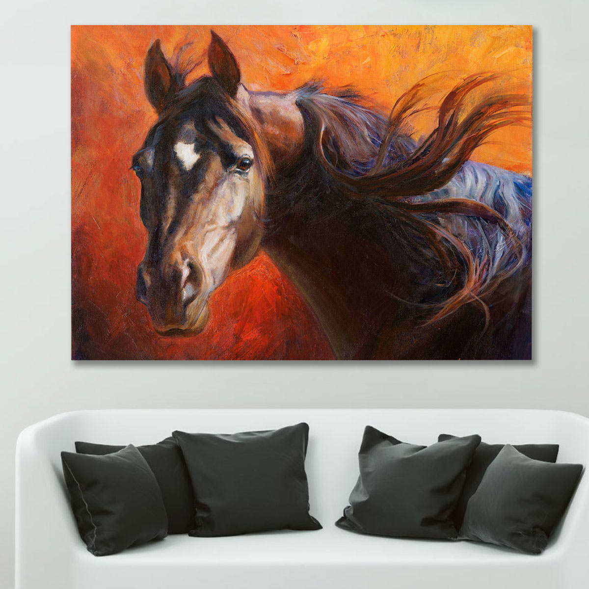 تابلو شاسی گالری استاربوی طرح اسب مدل Amazing 425