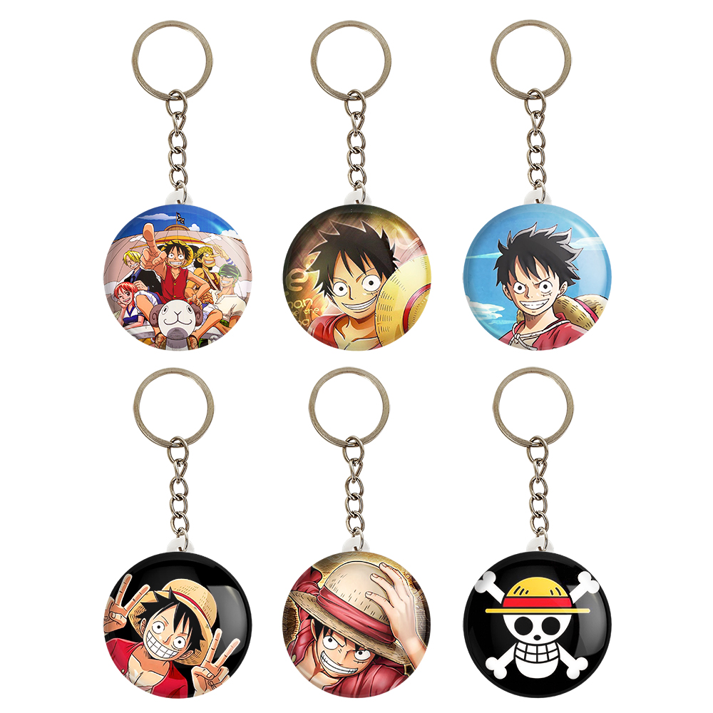 جاکلیدی خندالو مدل انیمه وان پیس کد 379B مجموعه 6 عددی