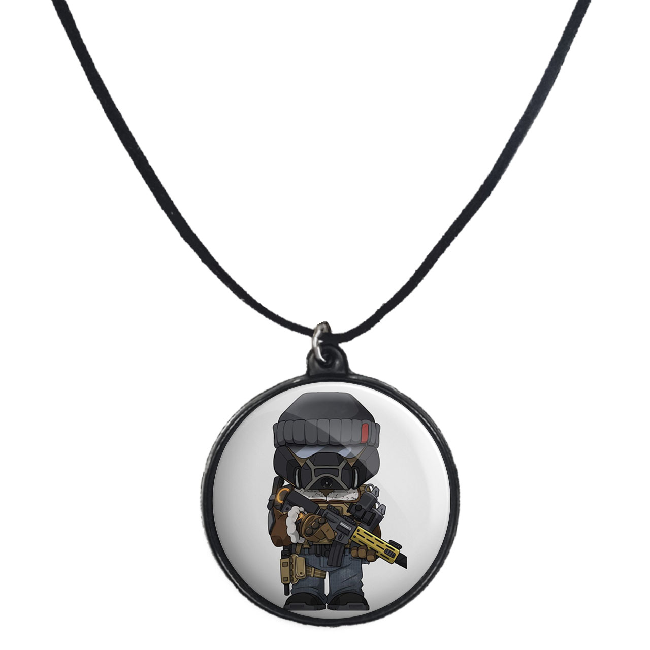 گردنبند پرمانه طرح call of duty کد pmb.26421مدل دو طرفه