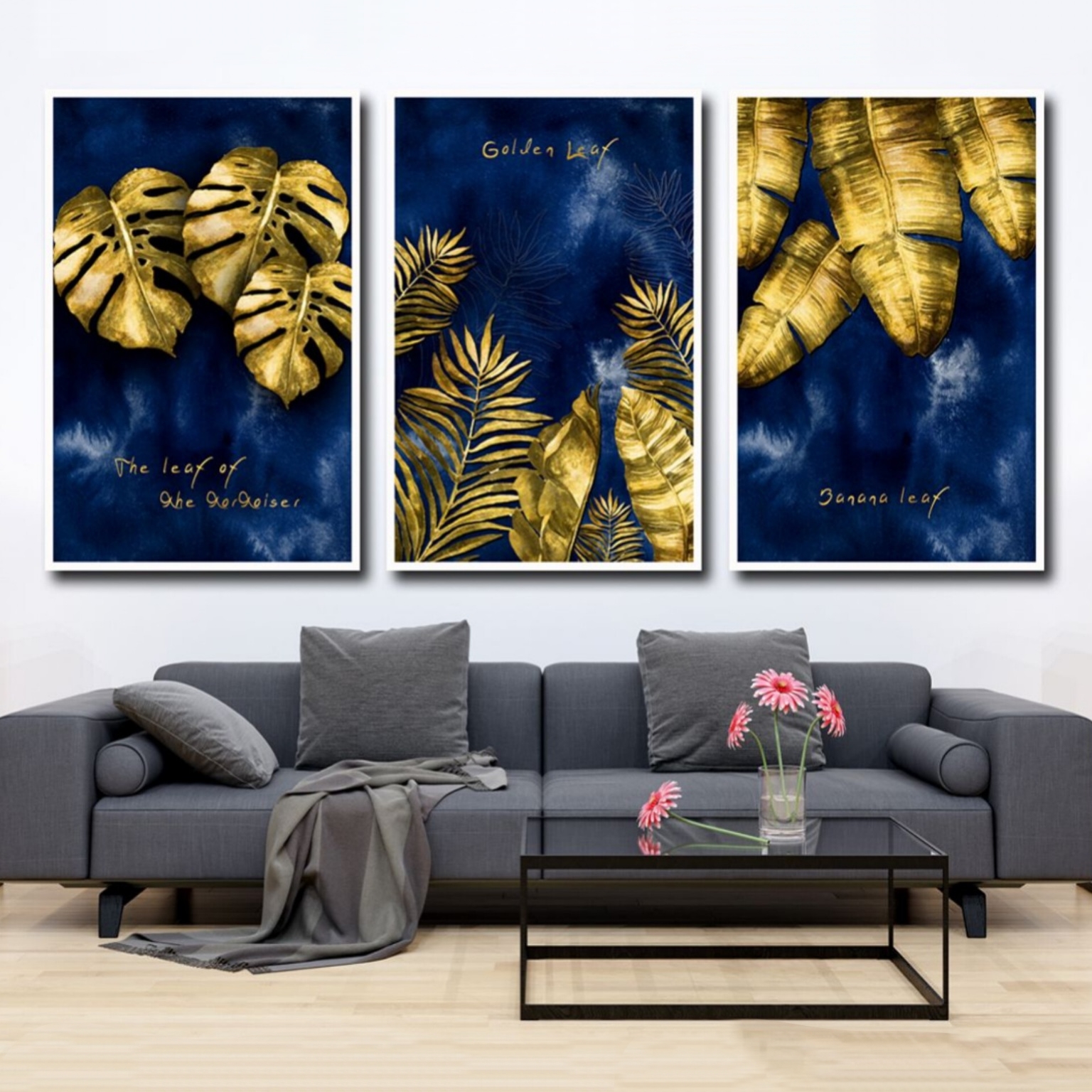 تابلو مدل دکوراتیو کد 4034 مجموعه 3 عددی