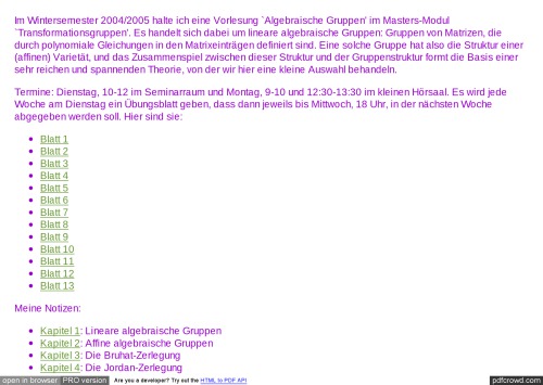 خرید و دانلود نسخه کامل کتاب Algebraische Gruppen