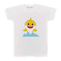 تی شرت بچگانه پرمانه طرح بیبی شارک کد pmt.256