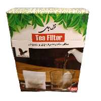 صافی یکبار مصرف چای و دمنوش قزل چای بسته 50 عددی کیسه چای