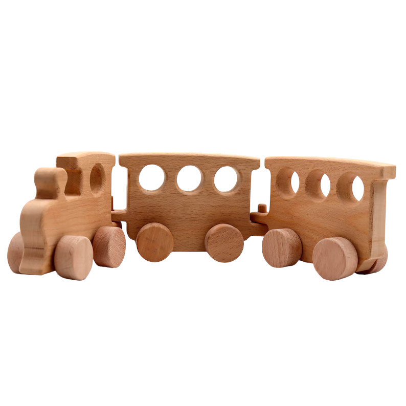 اسباب بازی چوبی مدل قطار کوچولو کد WT004