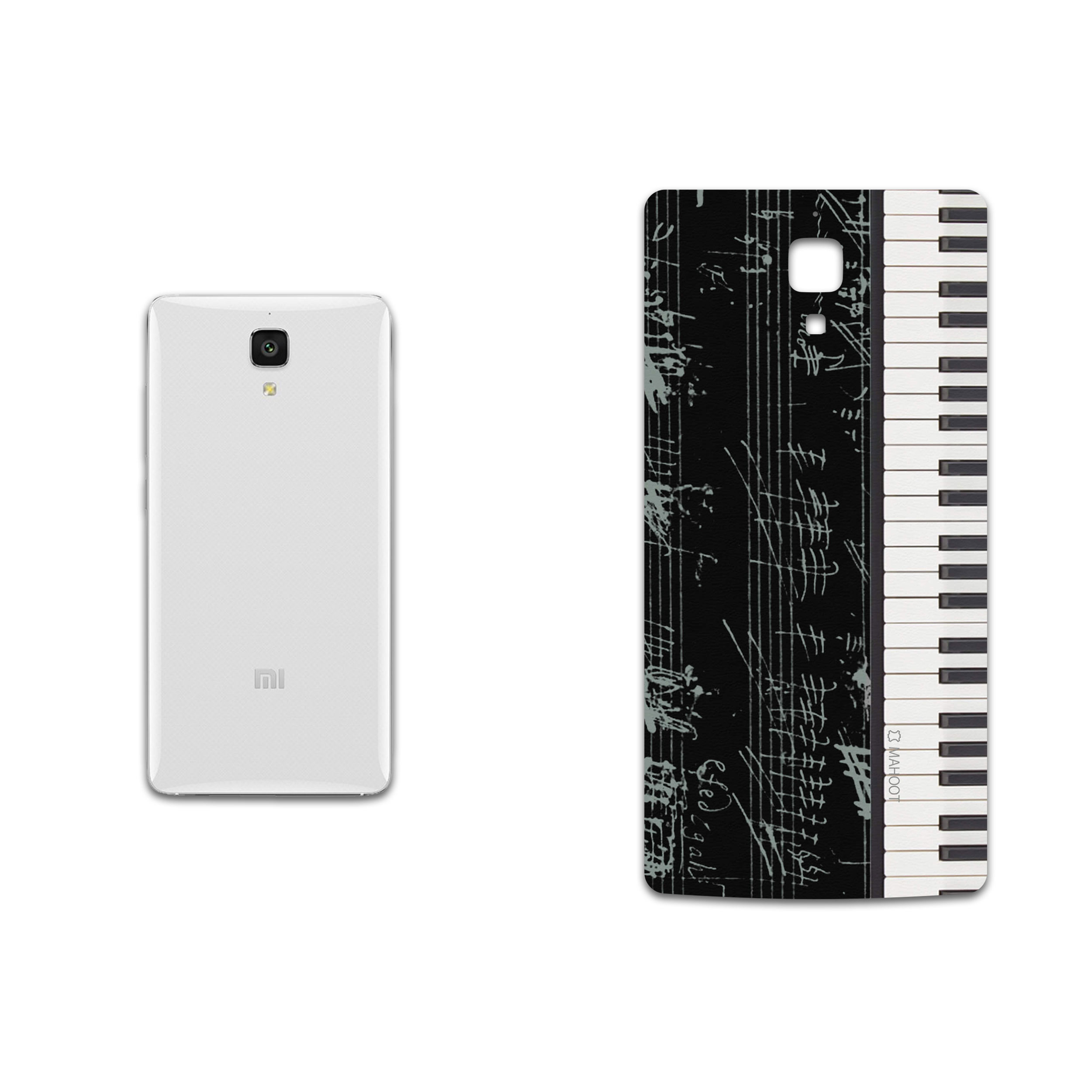برچسب پوششی ماهوت مدل Piano-Instrument مناسب برای گوشی موبایل موتورولا Moto X Force