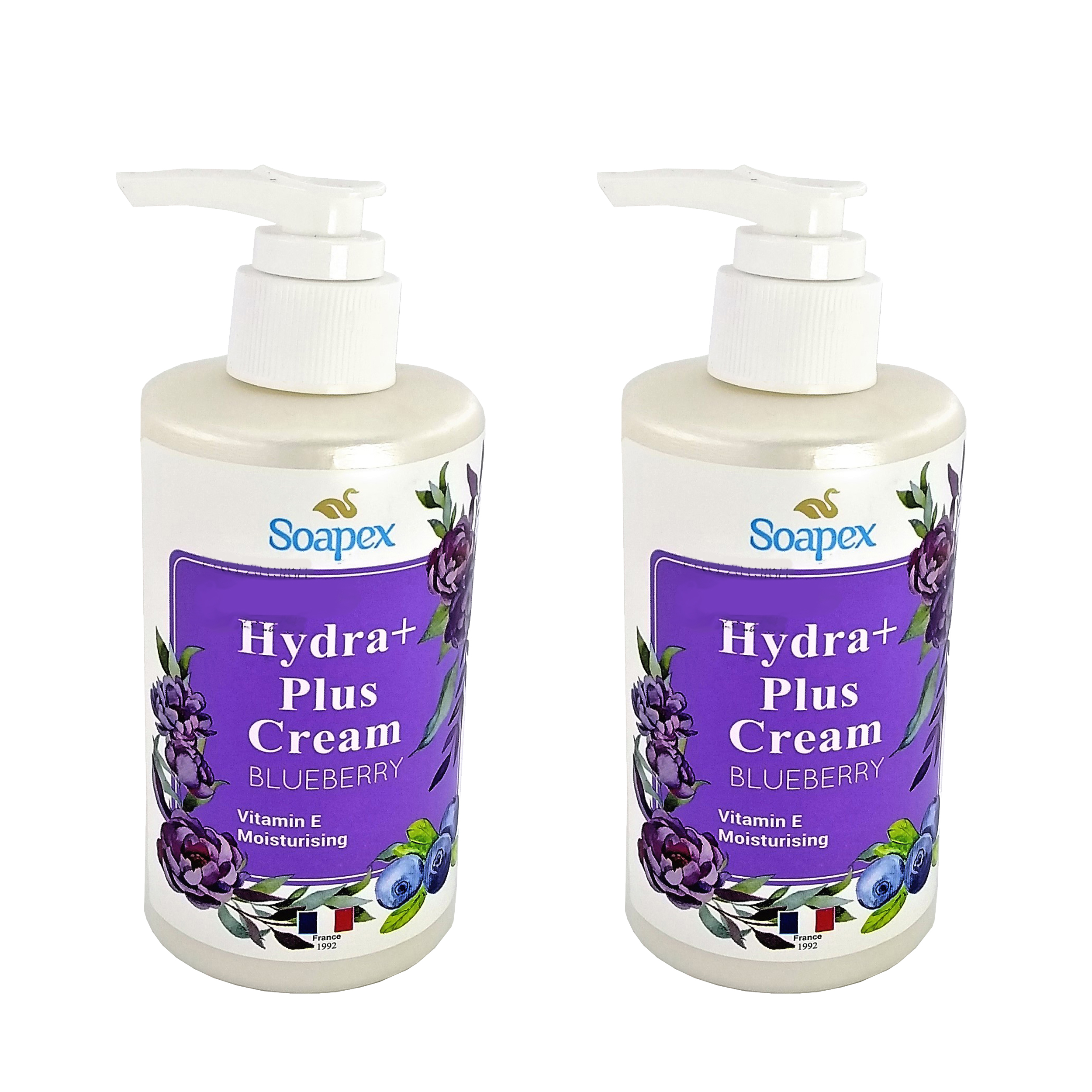 کرم آبرسان سوپکس مدل BLUEBERRY حجم 250 میلی لیتر مجموعه 2 عددی