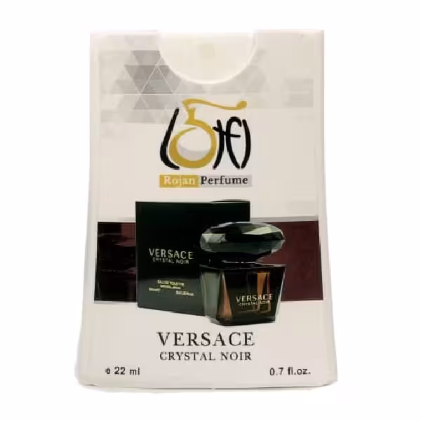 عطر جیبی زنانه روژان مدل ورساچه کریستال نویر حجم 22 میلی لیتر