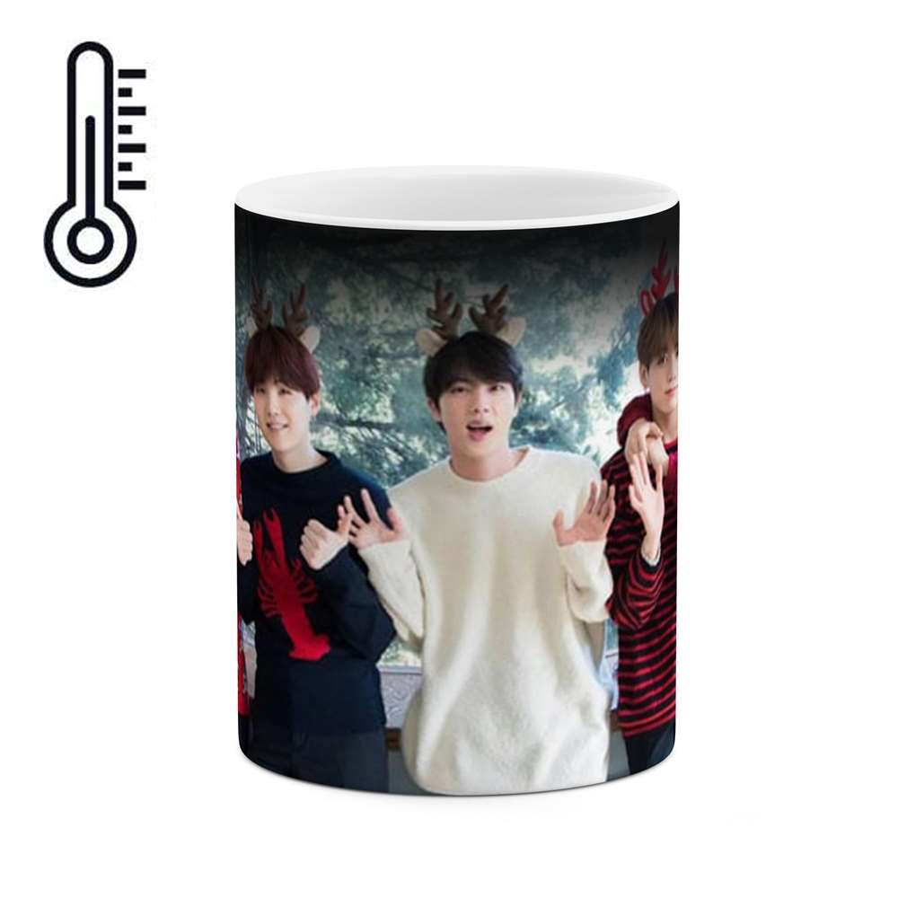 ماگ حرارتی طرح گروه موسیقی کره ای - کی پاپ -Kpop مدل mgph14361