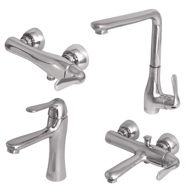 ست شیرآلات شیبه مدل ماهان