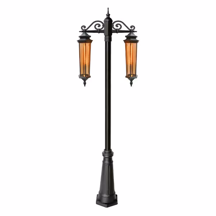 چراغ ایستاده دوشاخه ایفل مدل لاکچری سری یک E2521D-L