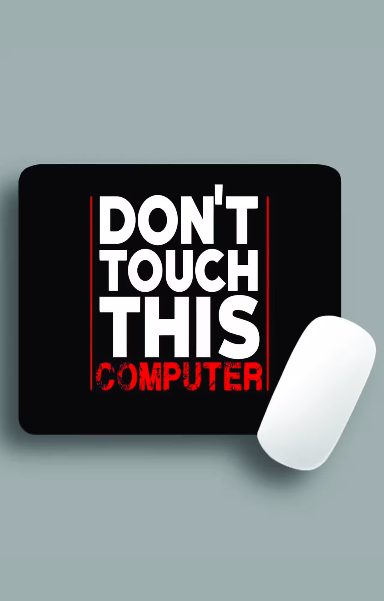 موس پد طرح dont touch this computer کد 3616