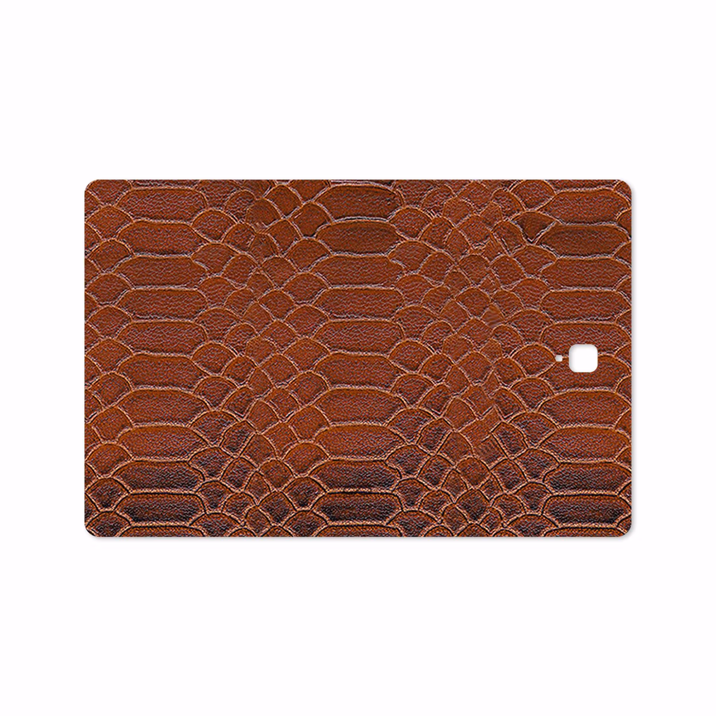 برچسب پوششی ماهوت مدل Brown-Snake-Leather مناسب برای تبلت سامسونگ Galaxy Tab S4 10.5 2018 T835