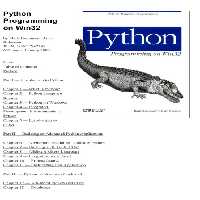 خرید و دانلود نسخه کامل کتاب Python Programming on Win32