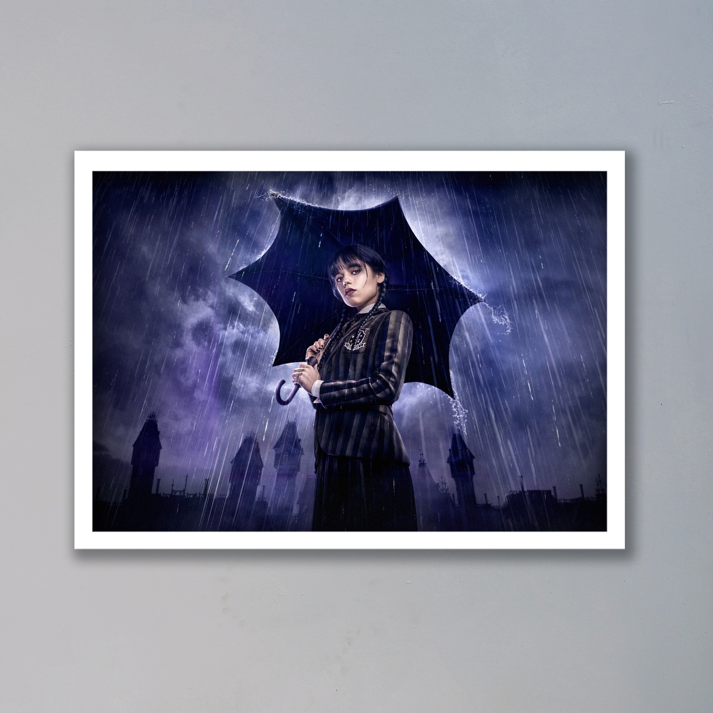 تابلو مدل ونزدی آدامز Wednesday Addams کد LAG1088