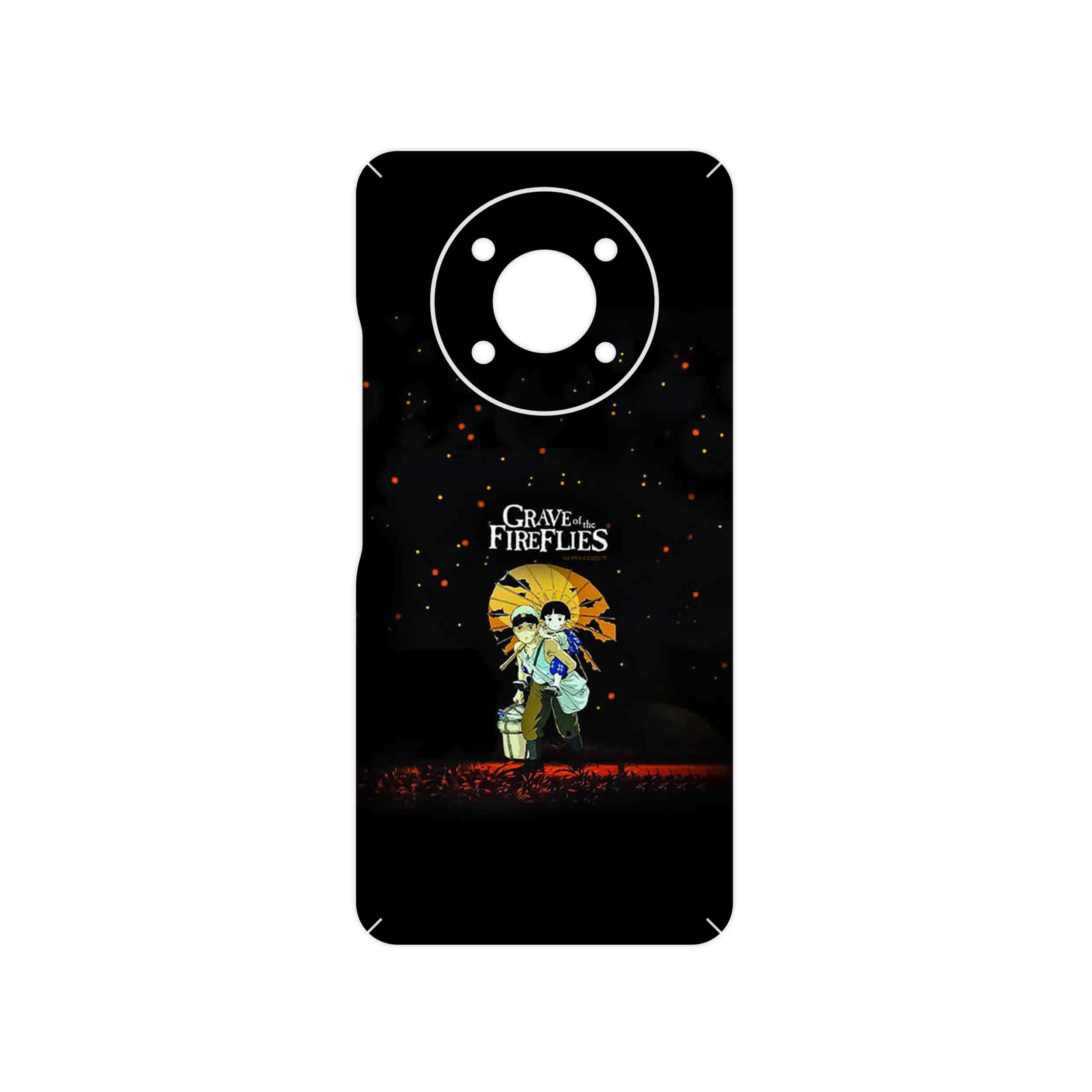 برچسب پوششی ماهوت مدل Grave of the Fireflies مناسب برای گوشی موبایل آنر X9 5G