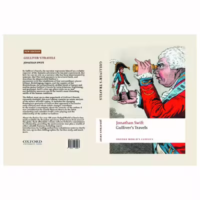 کتاب Gullivers Travels اثر Jonathan Swift انتشارات OXFORD