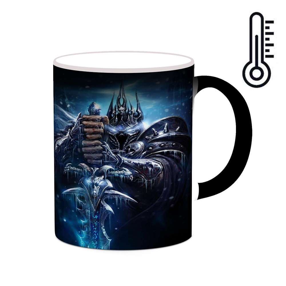 ماگ حرارتی کاکتی طرح بازی WoW Wrath of the Lich King مدل mgh20951
