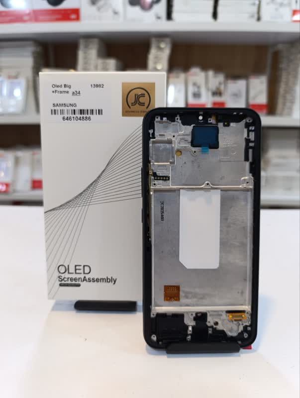 LCD Samsung A346 A34 Black OLED JC