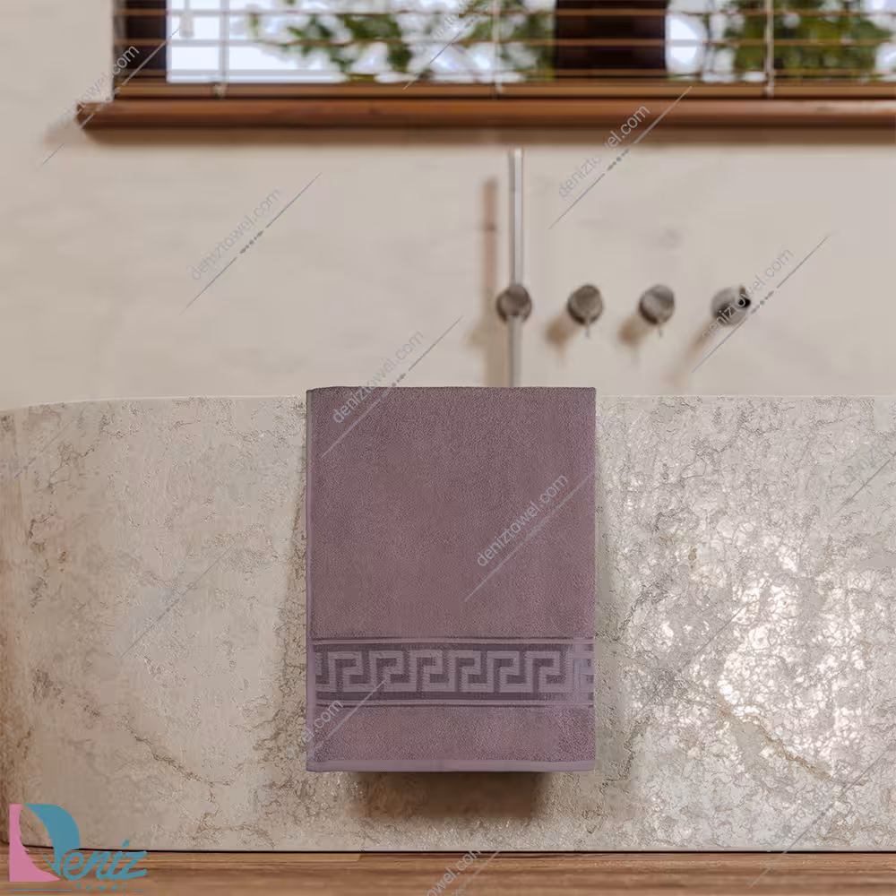 حوله استخری طرح رومی رنگ شکلاتی