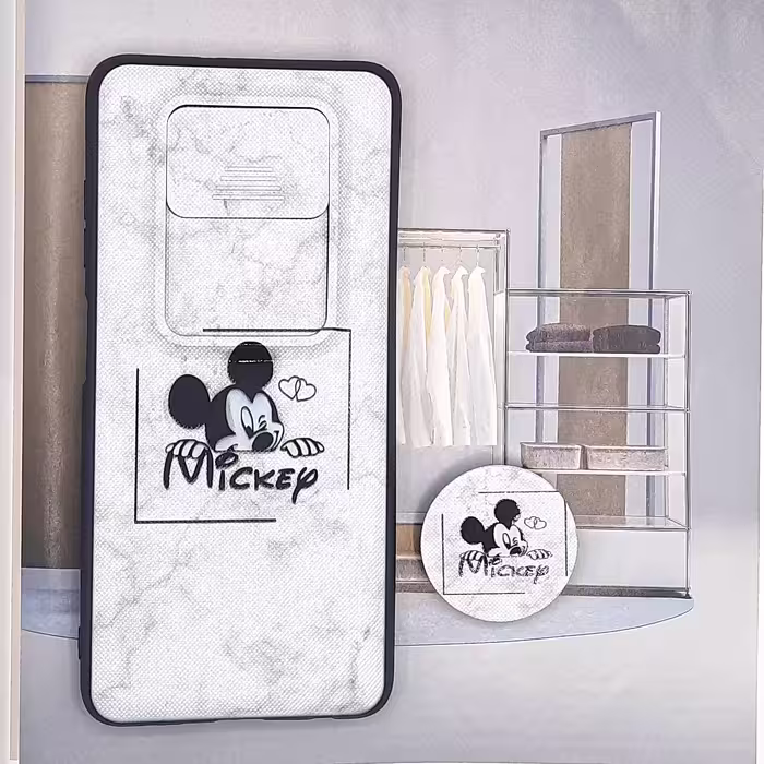 کاور لاین کینگ مدل K Mickep مناسب برای گوشی موبایل شیایومی Poco X3 به همراه پایه نگهدارنده