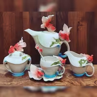 چای خوری ماهی قرمز دستساز مارک ونیز(پسکرایه)