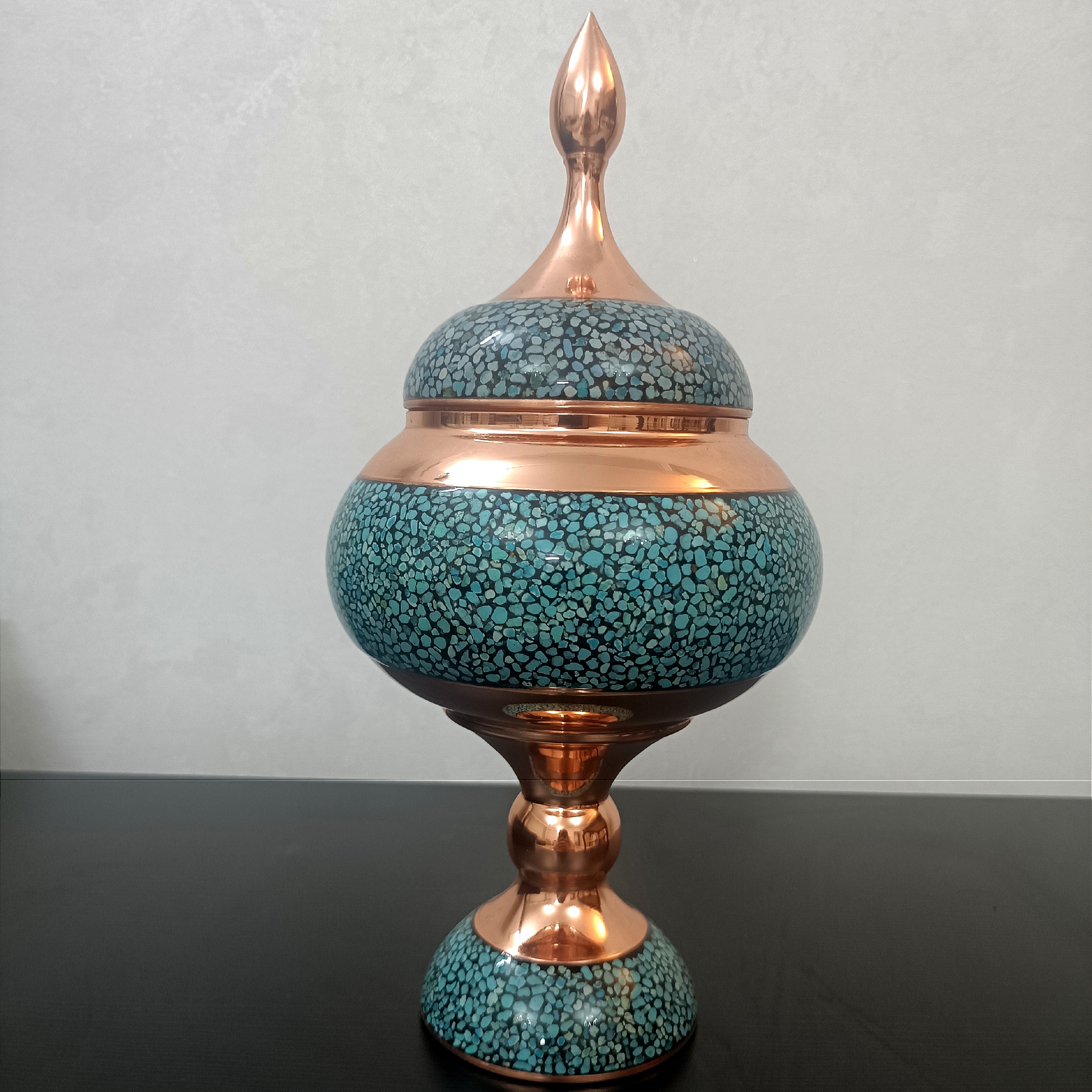 شکلات خوری مسی 22 فیروزه