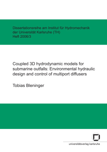 خرید و دانلود نسخه کامل کتاب Coupled 3D hydrodynamic models for submarine outfalls