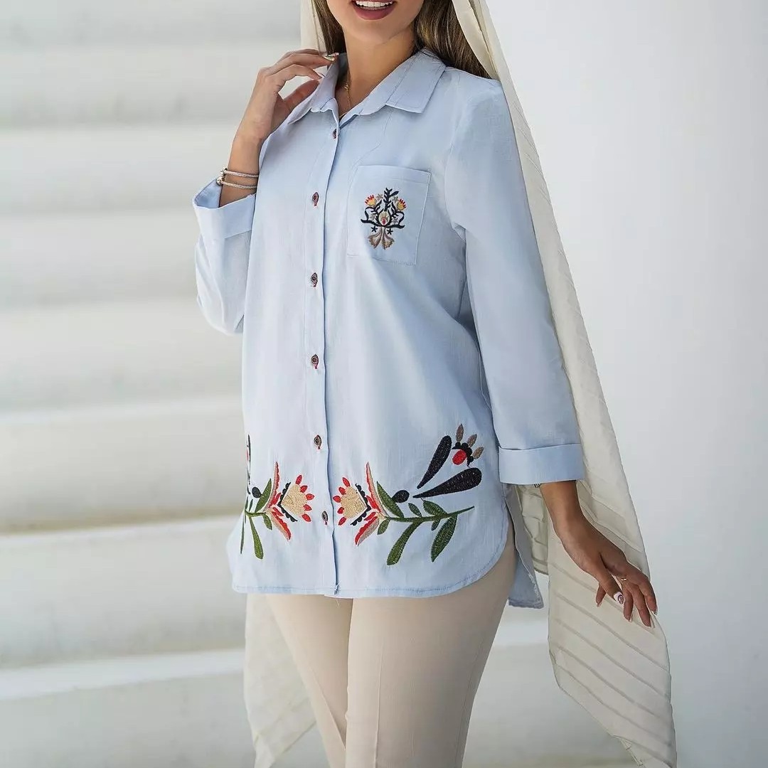 تونیک مانتو نخی تابستونی زنانه
