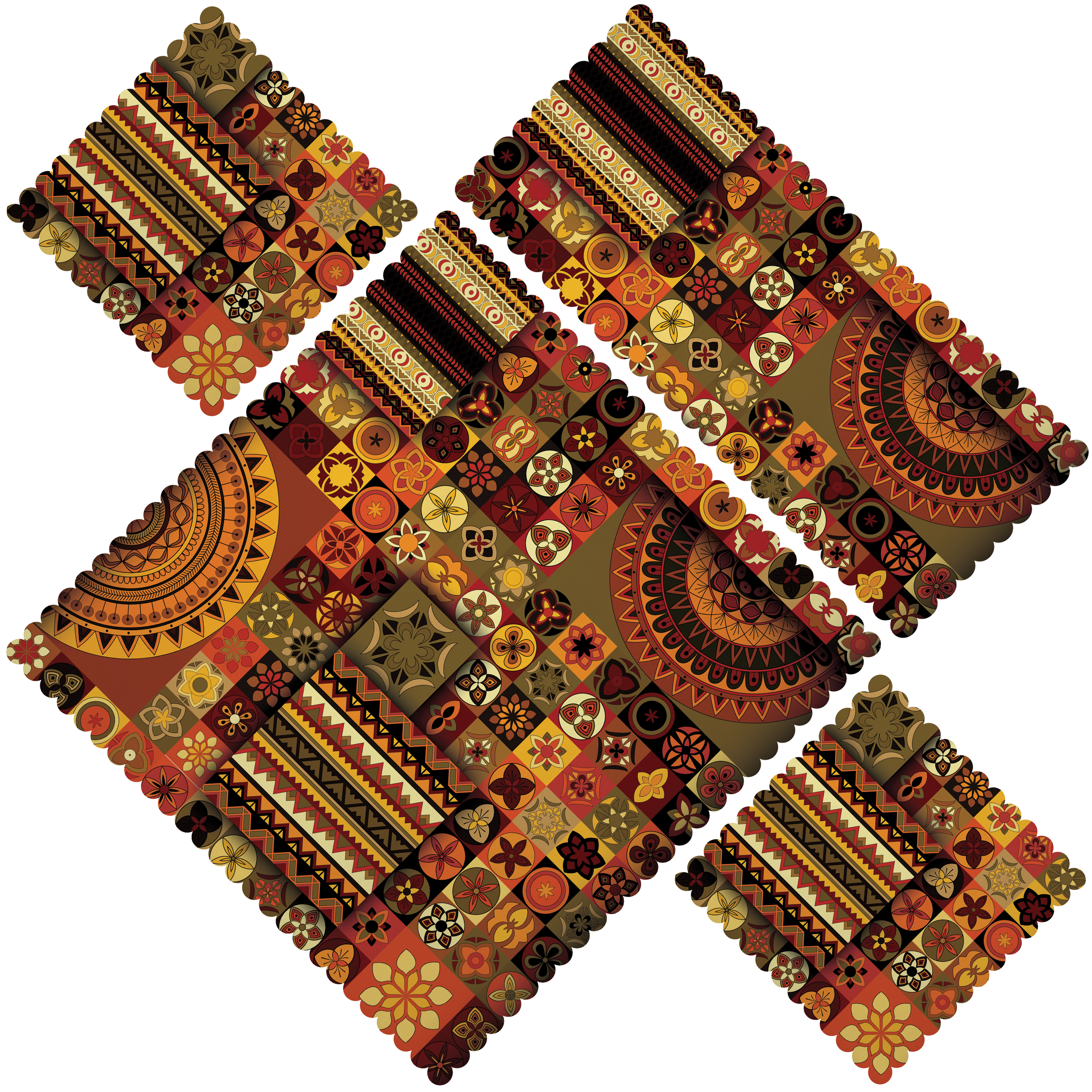 ست رومیزی 4 تکه مدل S31-42531