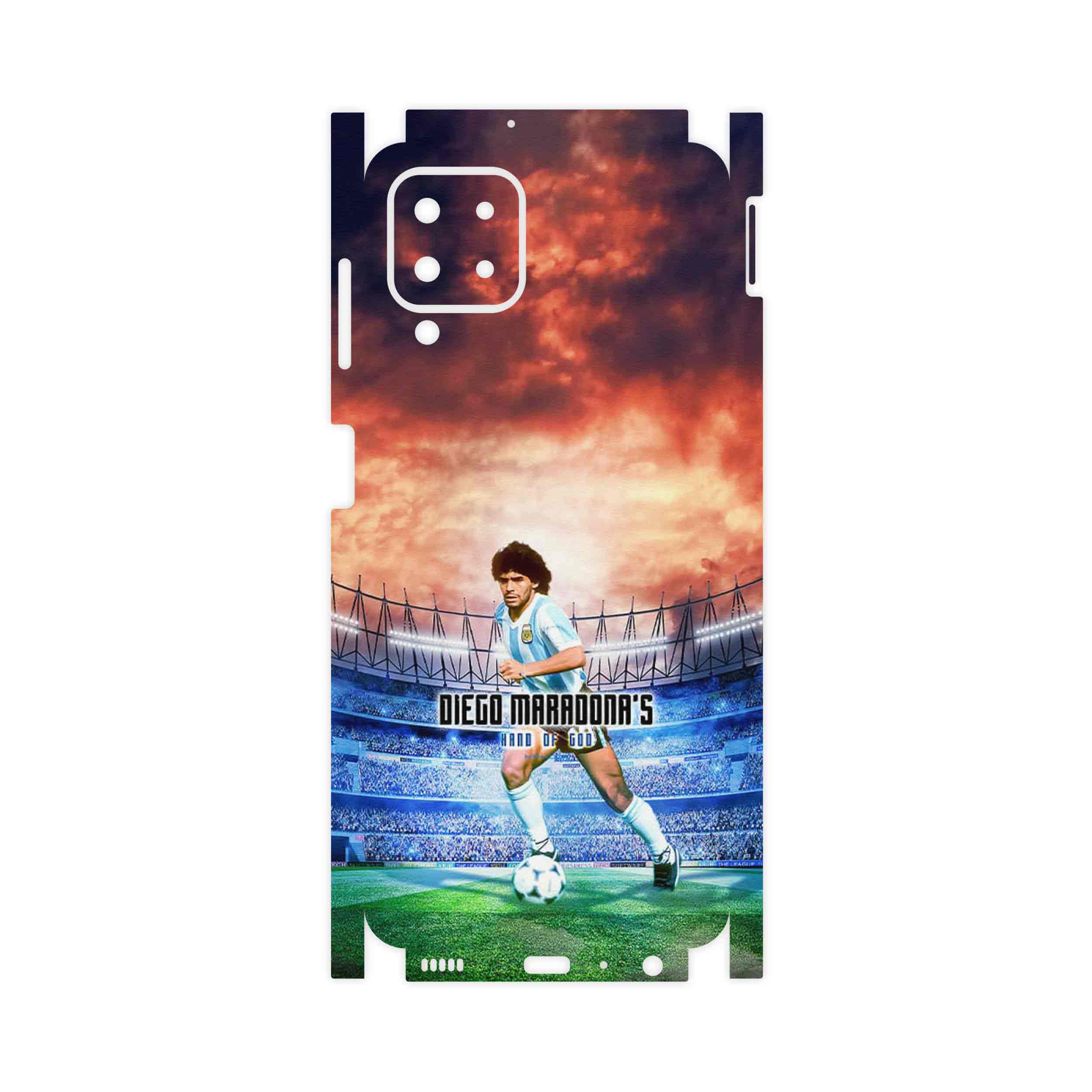 برچسب پوششی ماهوت مدل Diego Maradona-FullSkin مناسب برای گوشی موبایل سامسونگ Galaxy A22 4G