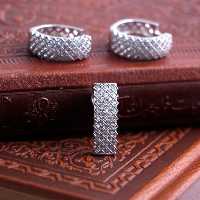 نیم ست نقره طرح پرنس سه ردیفه