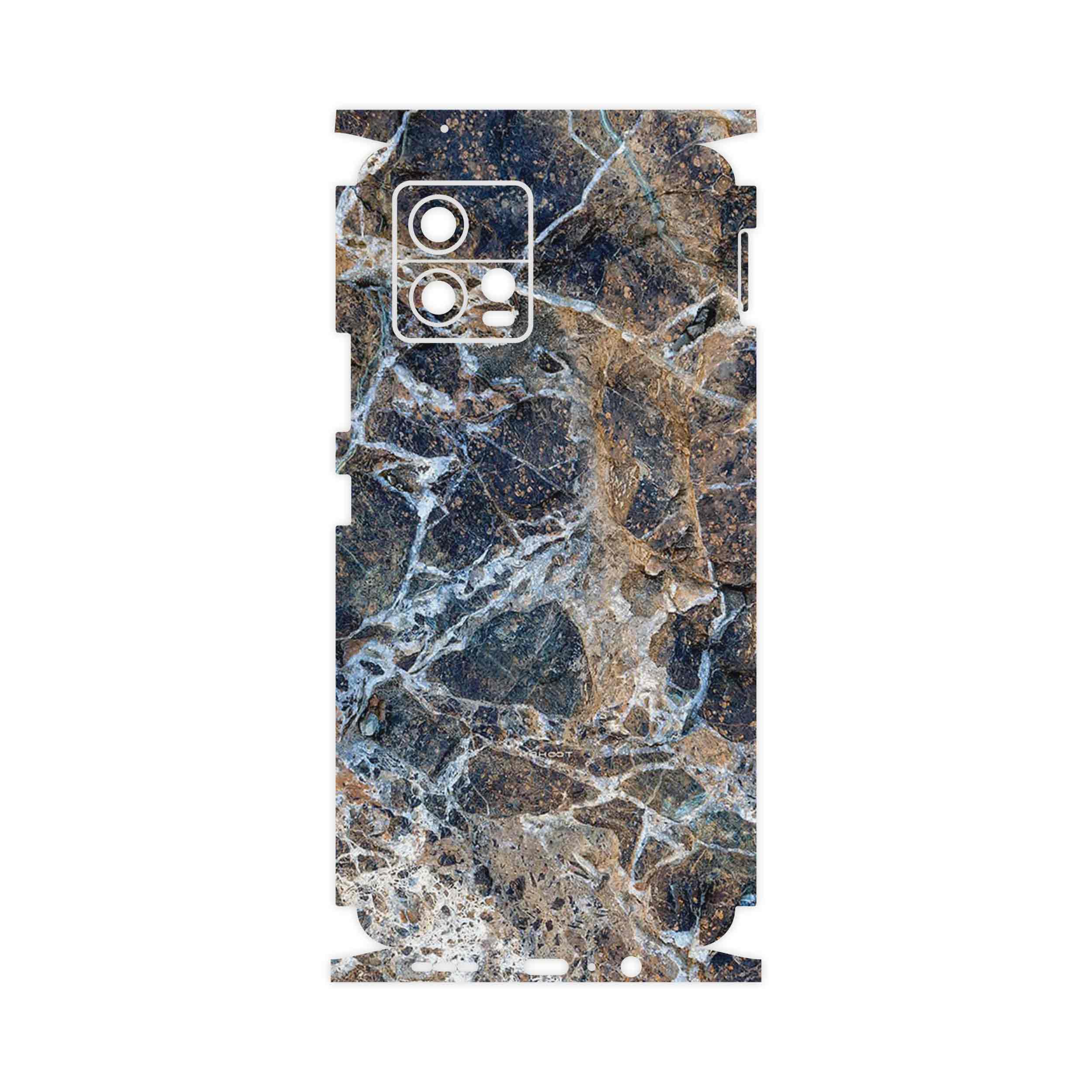 برچسب پوششی ماهوت مدل Earth_White_Marble-FullSkin مناسب برای گوشی موبایل موتورولا Moto G72