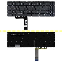 کیبرد لپ تاپ لنوو IdeaPad 3-15ITL نوک مدادی-اینترکوچک-بدون فریم با کلید پاور