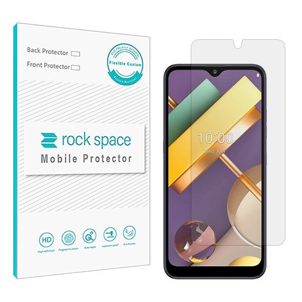 گلس ال جی (LG) K22 مدل نانو هیدروژل شفاف برند راک اسپیس کد S