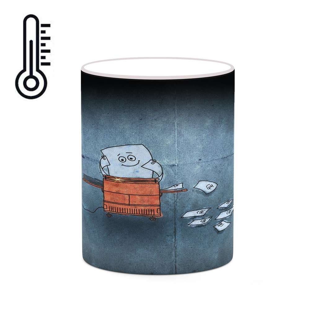 ماگ حرارتی کاکتی طرح فانتزی مدل mgh19015