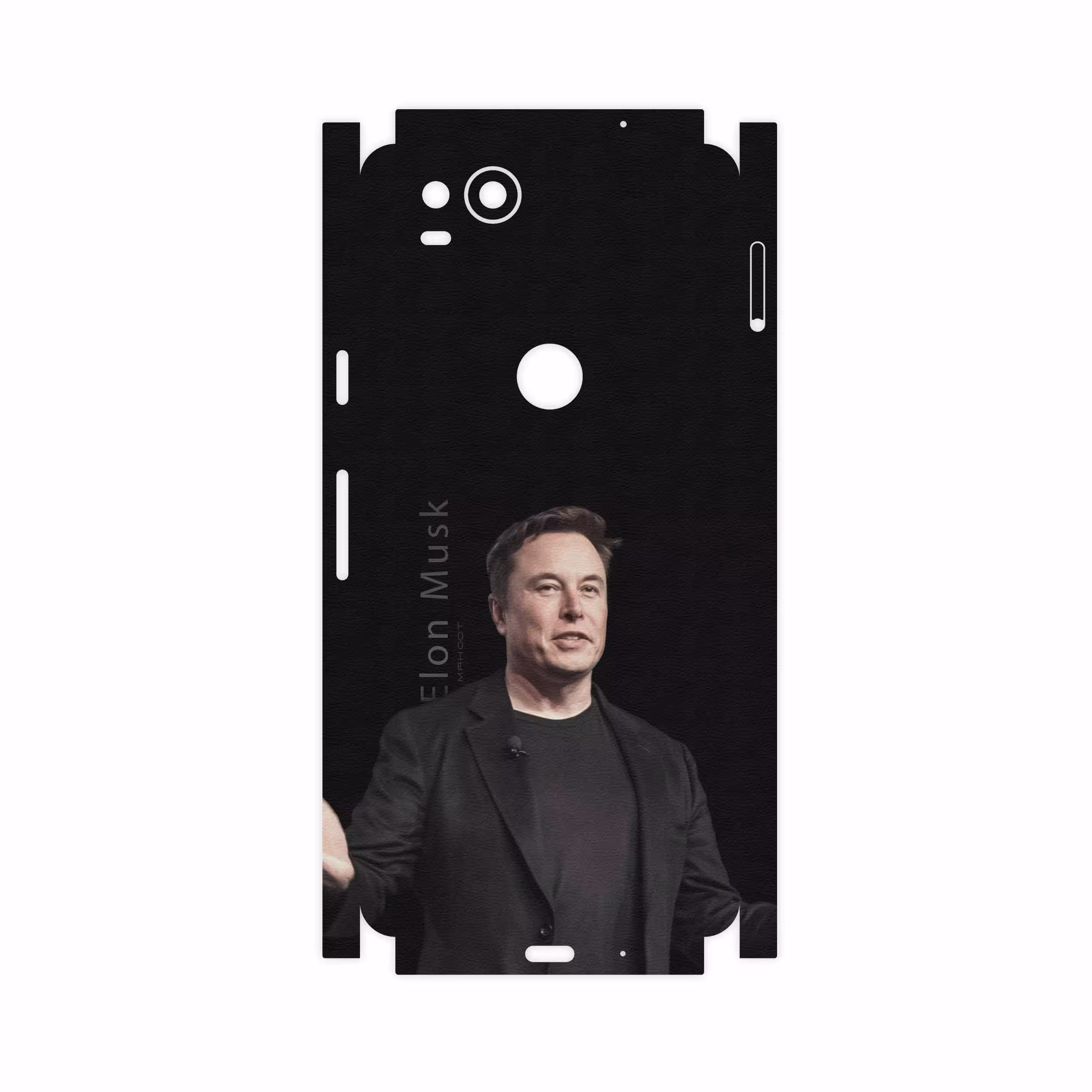 برچسب پوششی ماهوت مدل Elon Musk-FullSkin مناسب برای گوشی موبایل گوگل Pixel 2