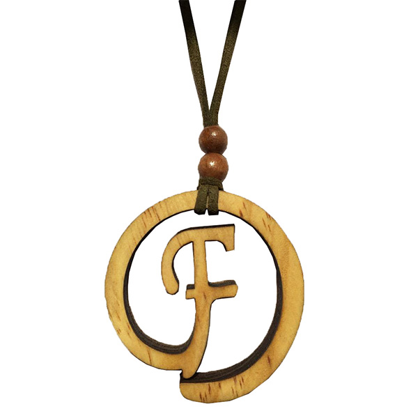 گردنبند طرح F کد 13