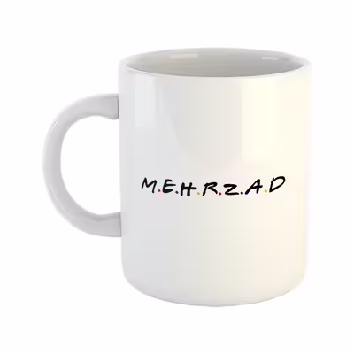 ماگ طرح friends مدل مهرزاد