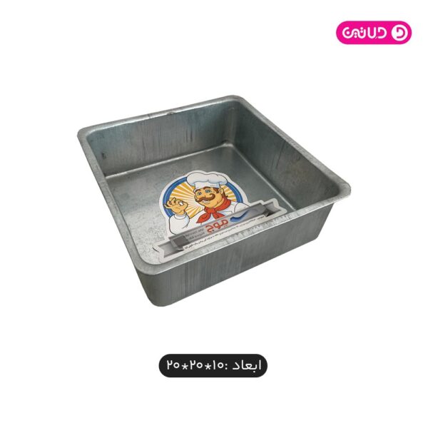 قالب مربع گالوانیزه 10*20*20 موج