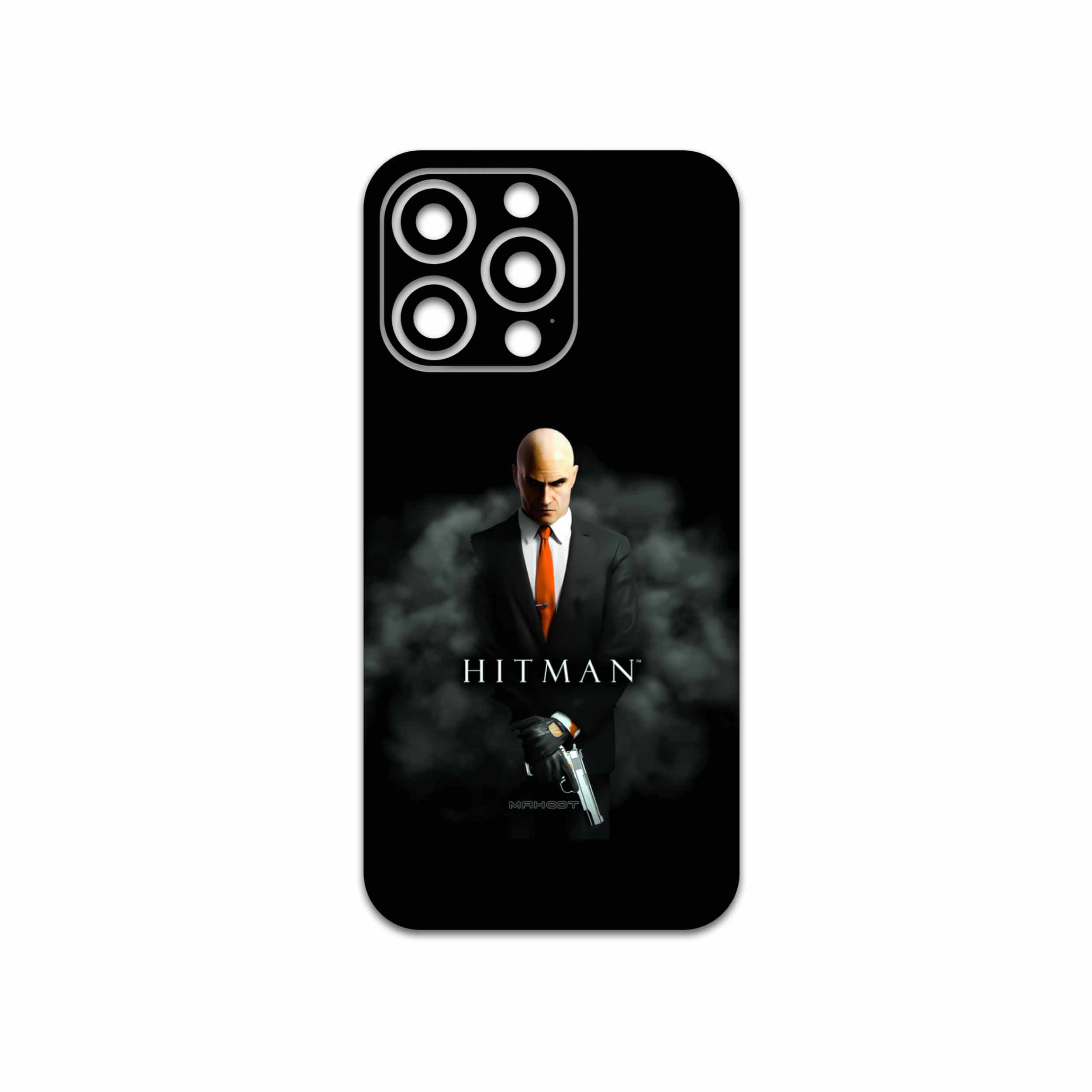 برچسب پوششی ماهوت مدل Hitman-Game مناسب برای گوشی موبایل اپل iphone 13 Pro