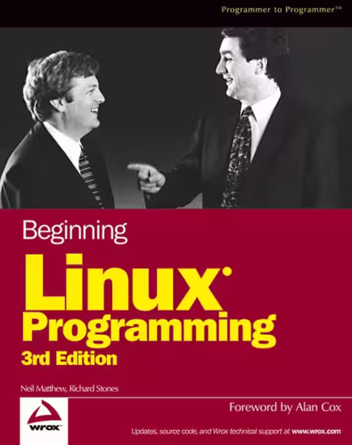 خرید و دانلود نسخه کامل کتاب Beginning Linux programming