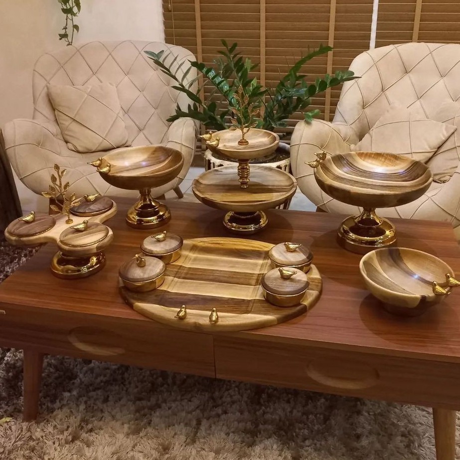 شیک ترین سرویس پذیرایی چوبی