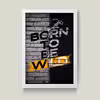 تابلو مدل انگیزشی Born to be کد G14-07