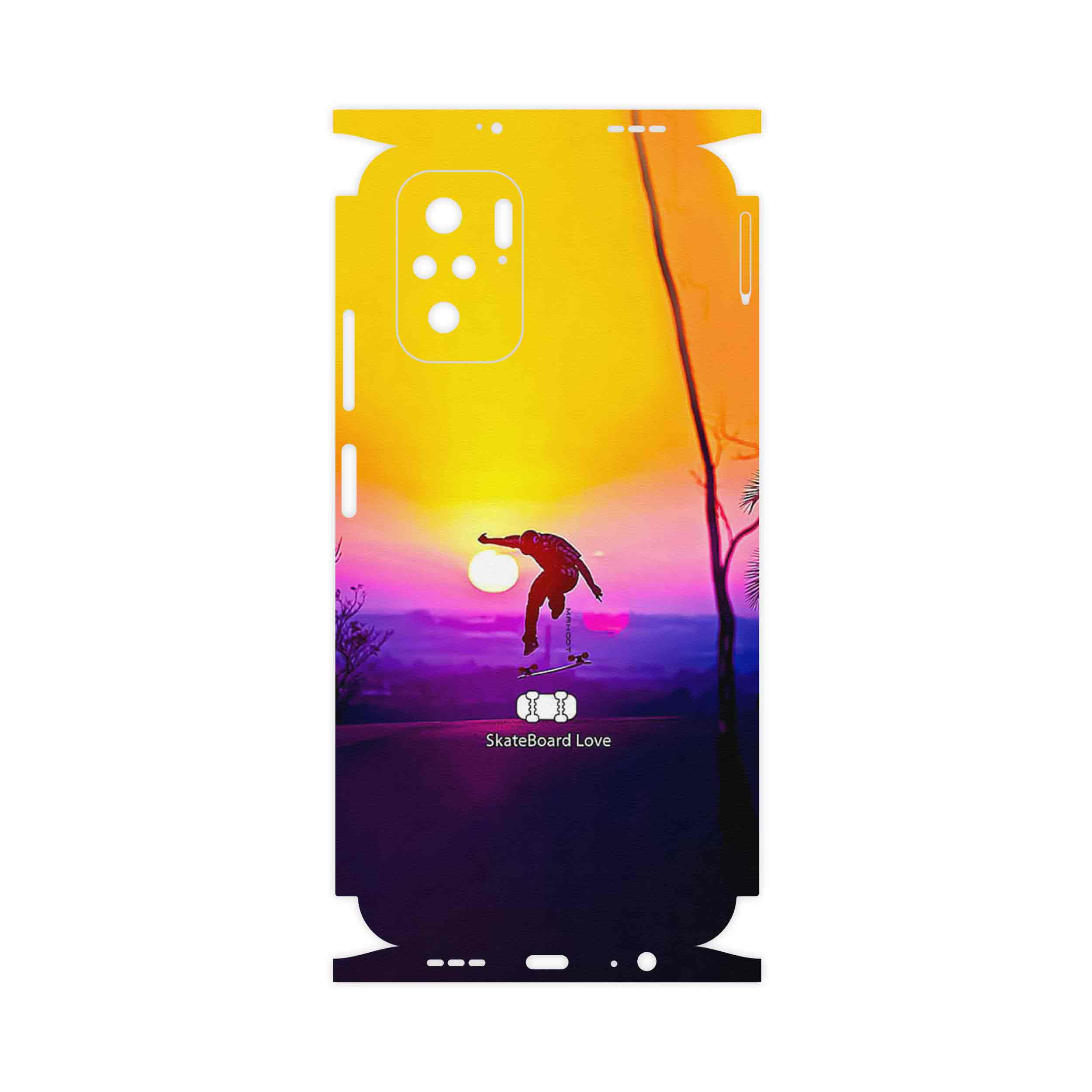 برچسب پوششی ماهوت مدل Skateboard-FullSkin مناسب برای گوشی موبایل شیائومی Poco M5s