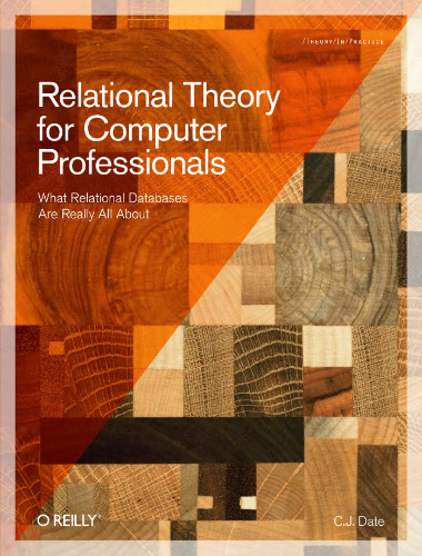 خرید و دانلود نسخه کامل کتاب Relational theory for computer professionals