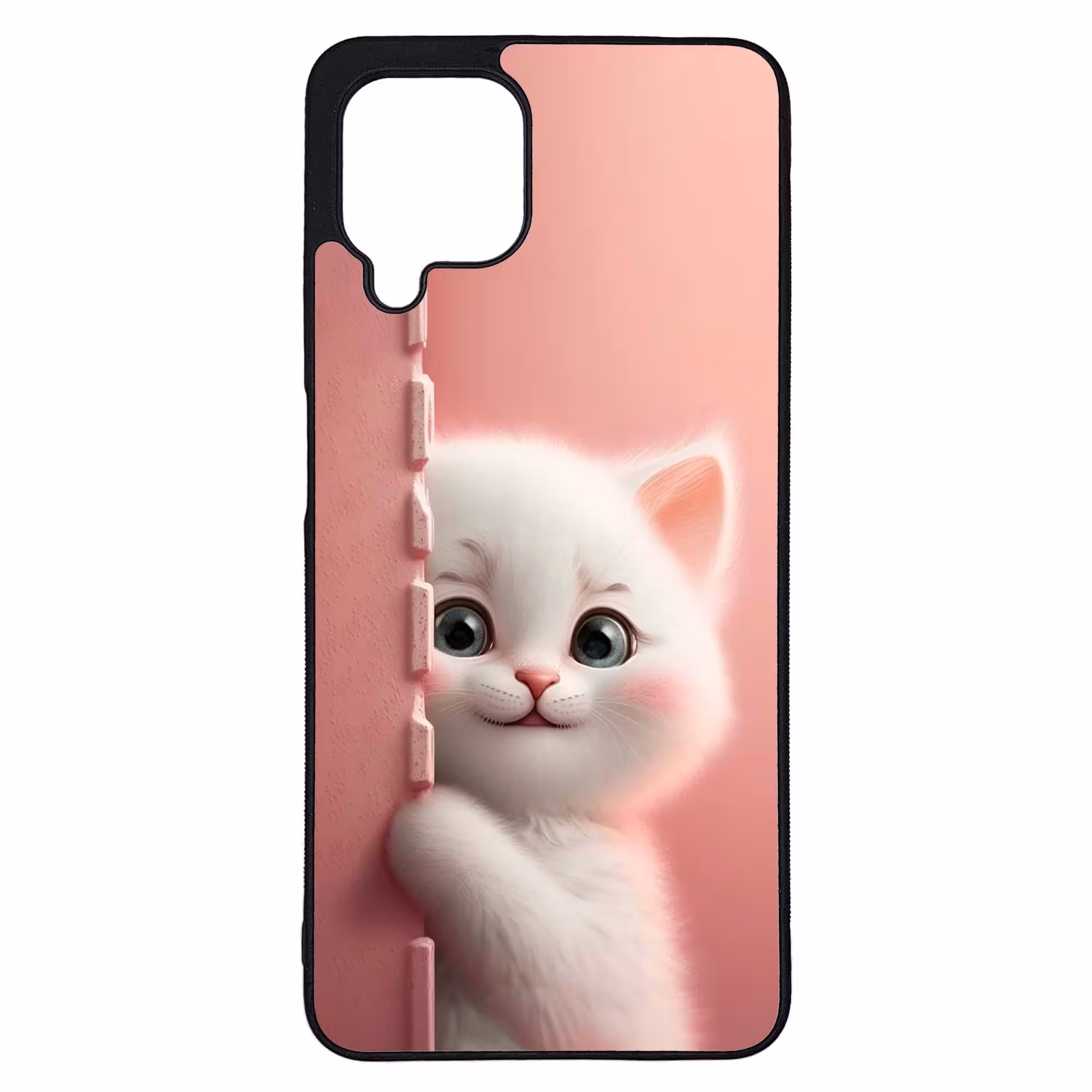 کاور طرح بچه گربه کد G-222 مناسب برای گوشی موبایل سامسونگ Galaxy A22 4G | دیجی قاب دونی